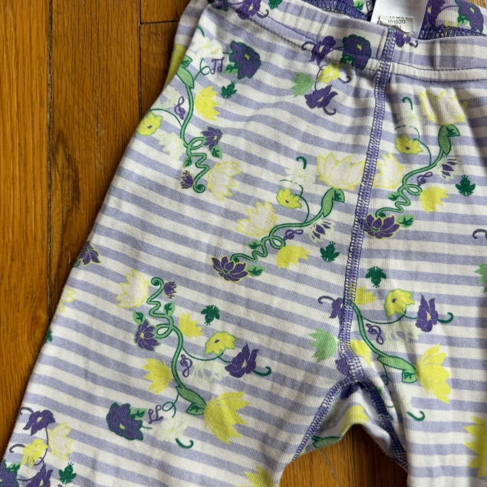 Hanna Andersson Disney purple striped pajama pants
